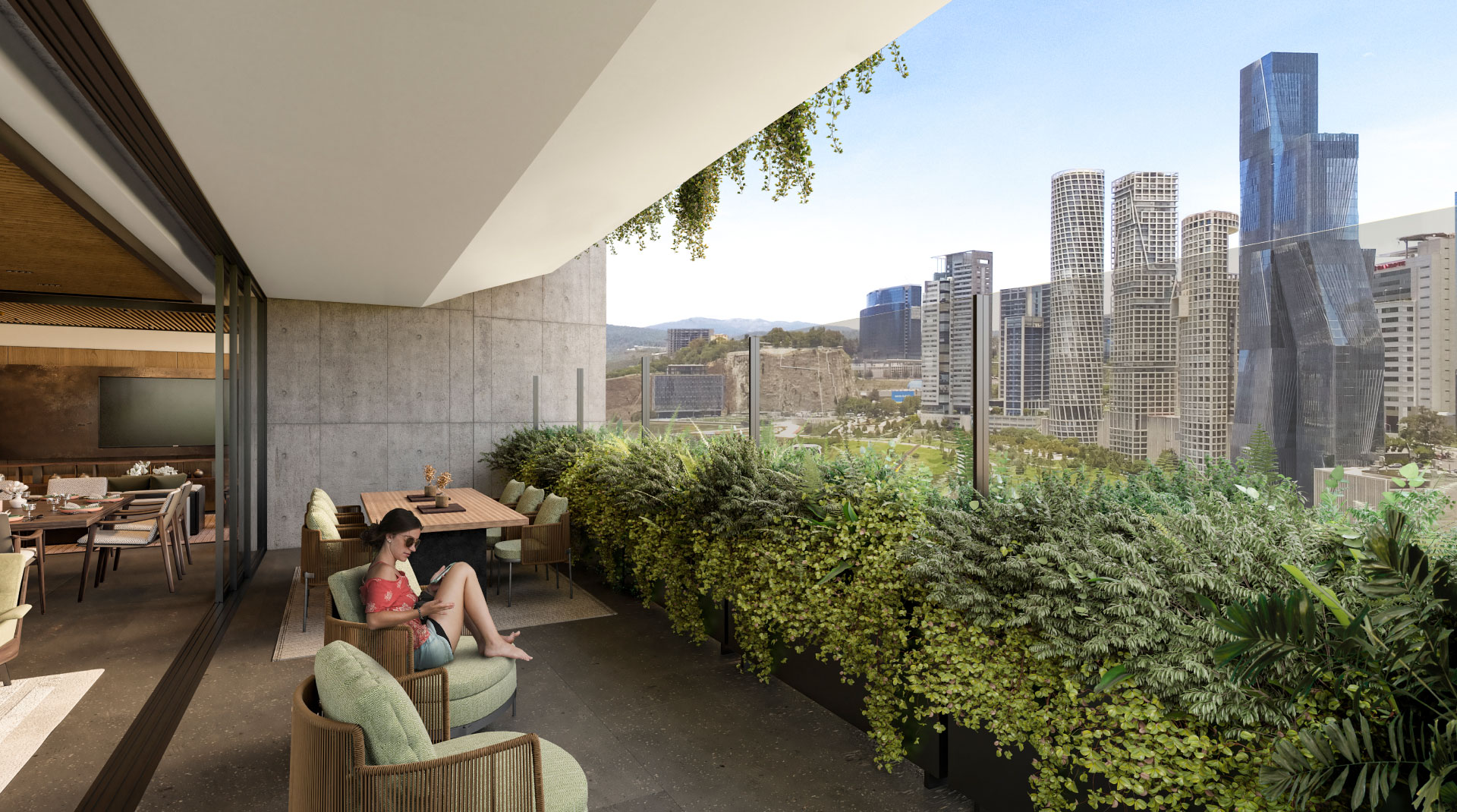 Terraza edificio NAARA